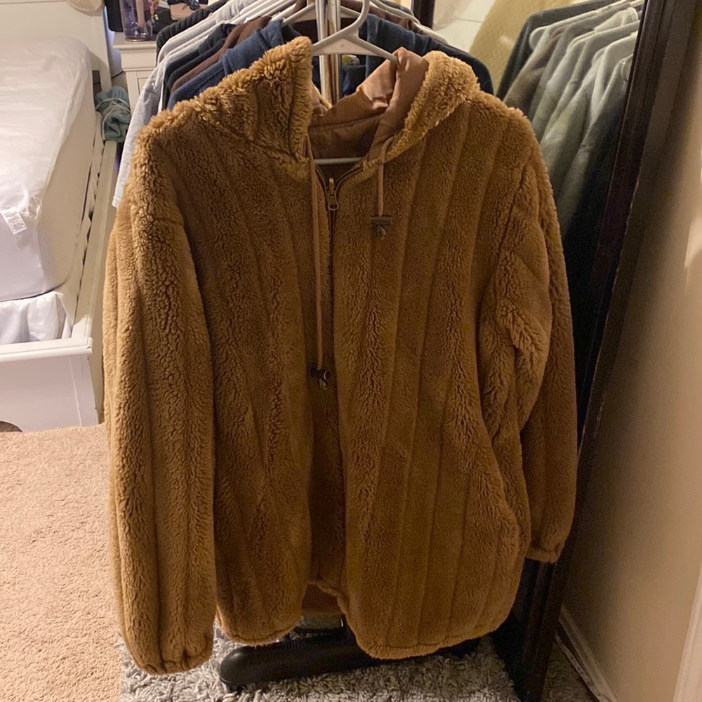 fluffy jacket